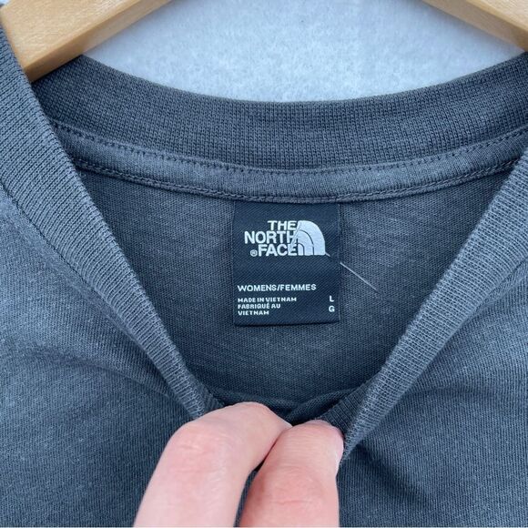 ~The North Face Women's Woodside Hemp Relaxed Fit Tee NWT L - Picture 3 of 6